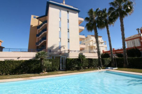Apartamento con piscina y vistas al mar Aguamarina 36 Oliva